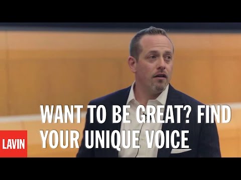 Want to Be Great? Find Your Unique Voice (3:30)