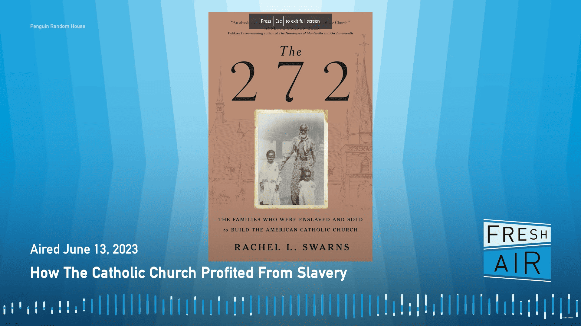 The Catholic Church Profited from Slavery — ‘The 272’ Explains How (43:34)