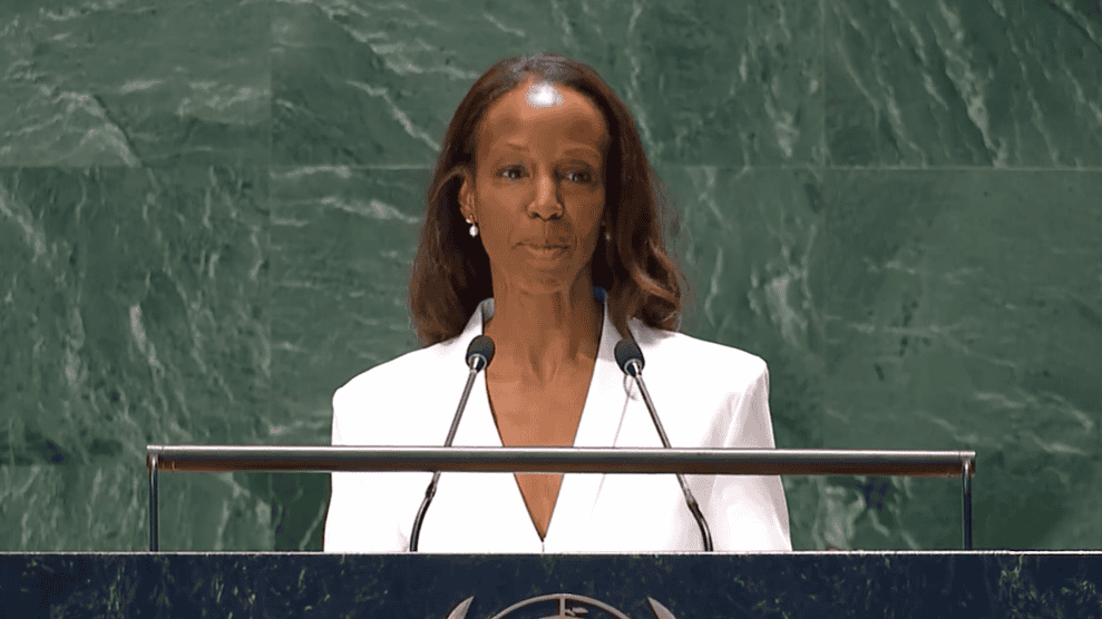 Dr. Sarah Lewis at the UN General Assembly (11:51)