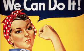 Iconic Rosie the Riveter Poster, "We Can Do It"
